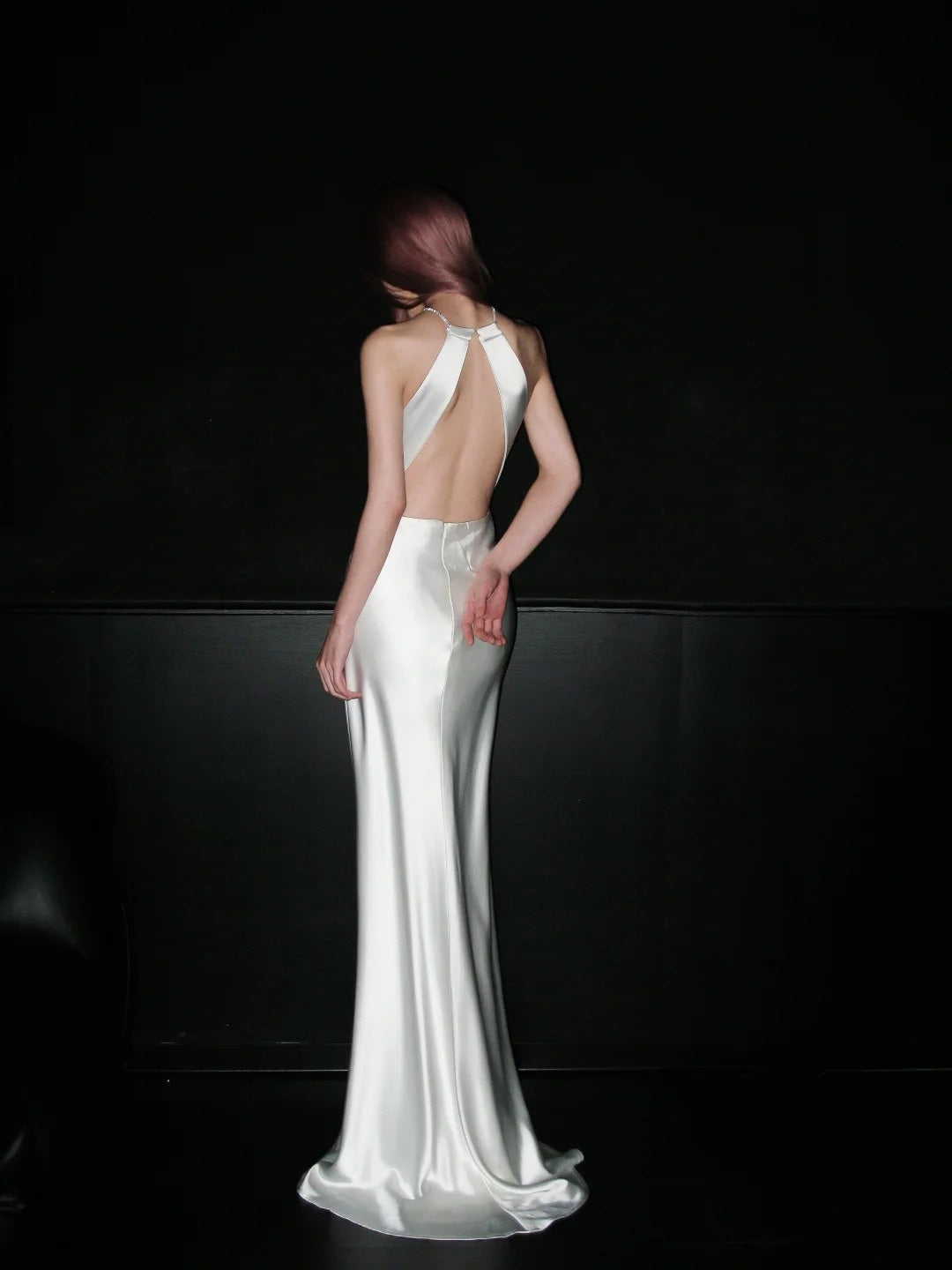 Pretty Wedding Dress Halter Bowknot Wedding Dress    D4077