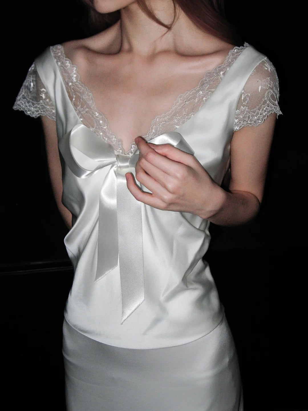 Popular Wedding Dress V-neck Lace Wedding Dress   D4079