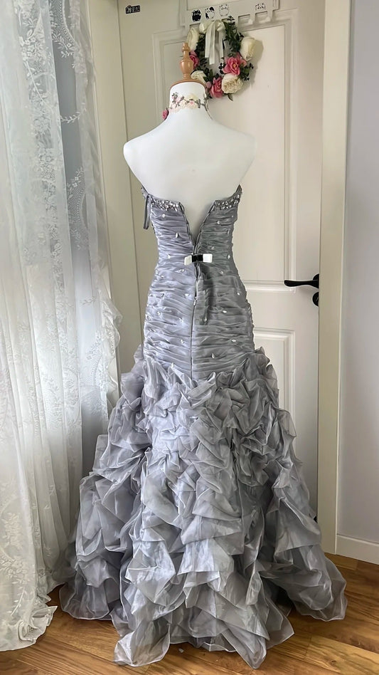 Charming Prom Dress Sweetheart Pleated Mermaid Evening Dress Gala Dress Birthday Party Outfits D4118