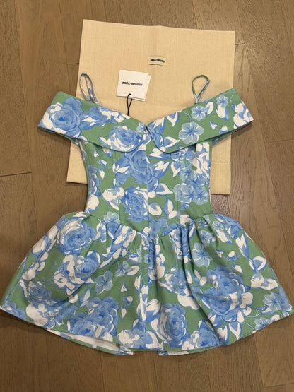 Pretty Homecoming Dress Spaghetti Straps Print Short Prom Dress Birthday Party Dress Cocktail Dress    D4176