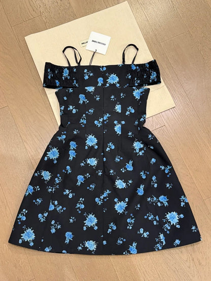 Stunning Homecoming Dress A Line Spaghetti Straps Print Short Prom Dress Birthday Party Dress Cocktail Dress    D4177