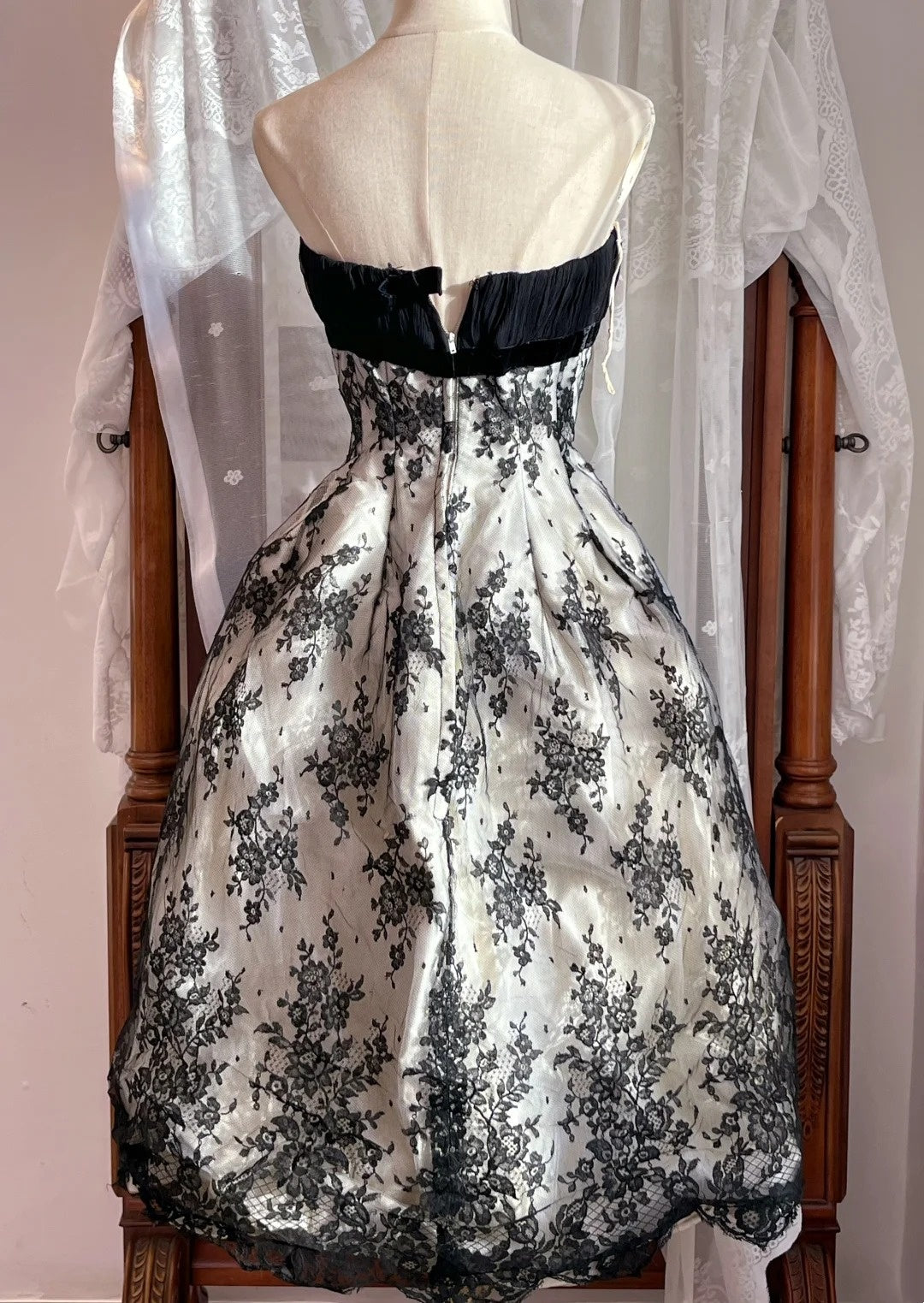 New Arrival Prom Dress Strapless Pleated Lace Evening Dress Birthday Party Dress  D4231