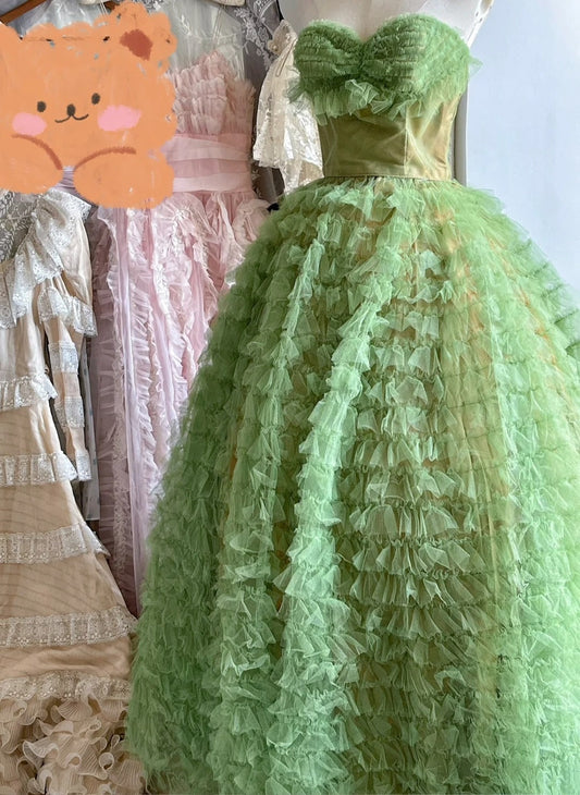 Stunning Prom Dress Sweetheart Pleated Tulle Ball Gown Evening Dress Quinceanera Dress Birthday Party Dress       D4238