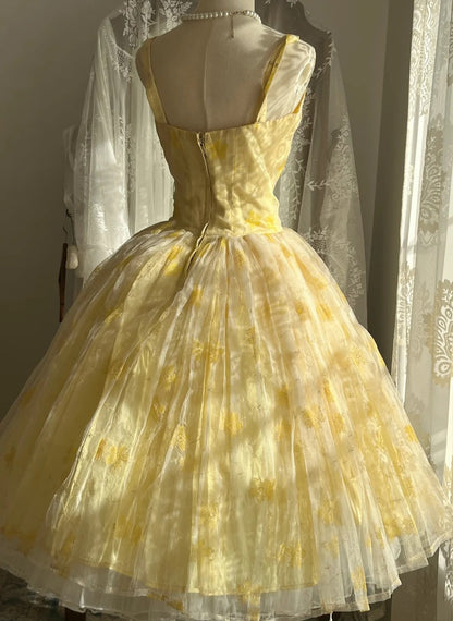 Newest Prom Dress Spaghetti Straps Tulle Pleated Evening Dress Gala Dress Birthday Party Dress  D4241