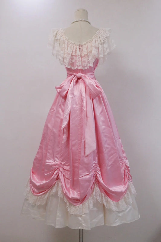 Sweet Prom Dress Square Neck Pleated Lace Ball Gown Evening Dress Quinceanera Dress Birthday Party Dress       D4250