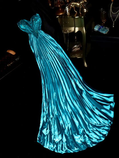 Pretty Prom Dress Sweetheart Pleated Evening Dress Gala Dress Formal Dress    D4301