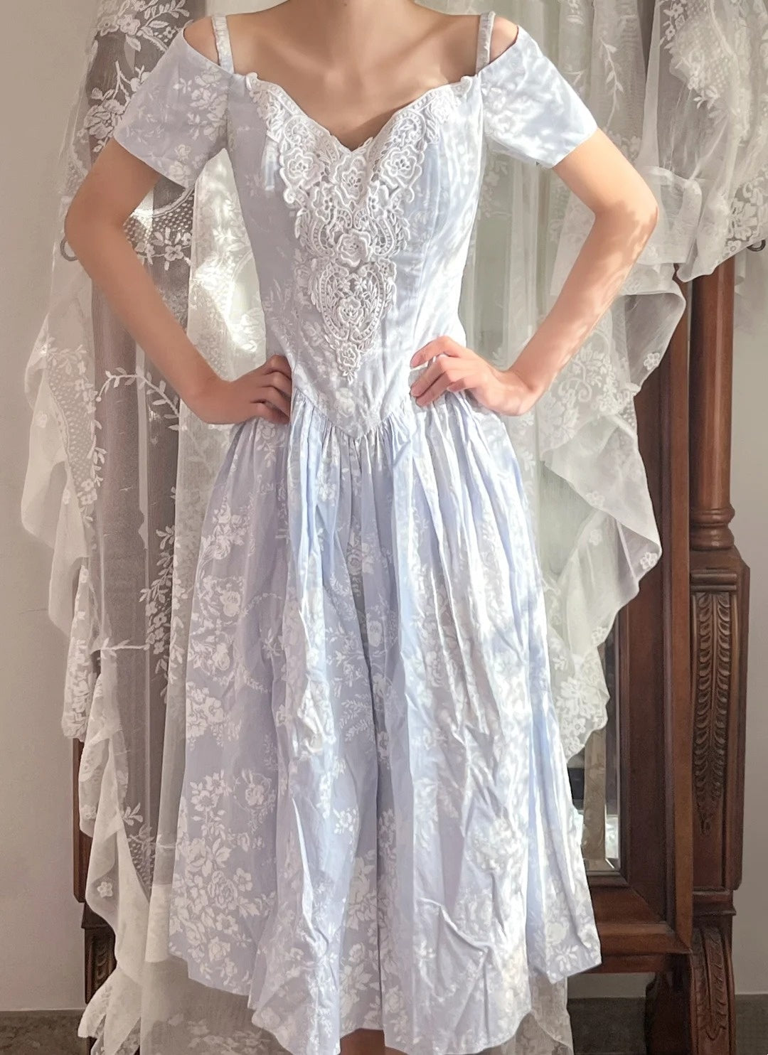 Elegant Prom Dress V-neck Pleated Birthday Party Dress Evening Dress Formal Dress   D4444