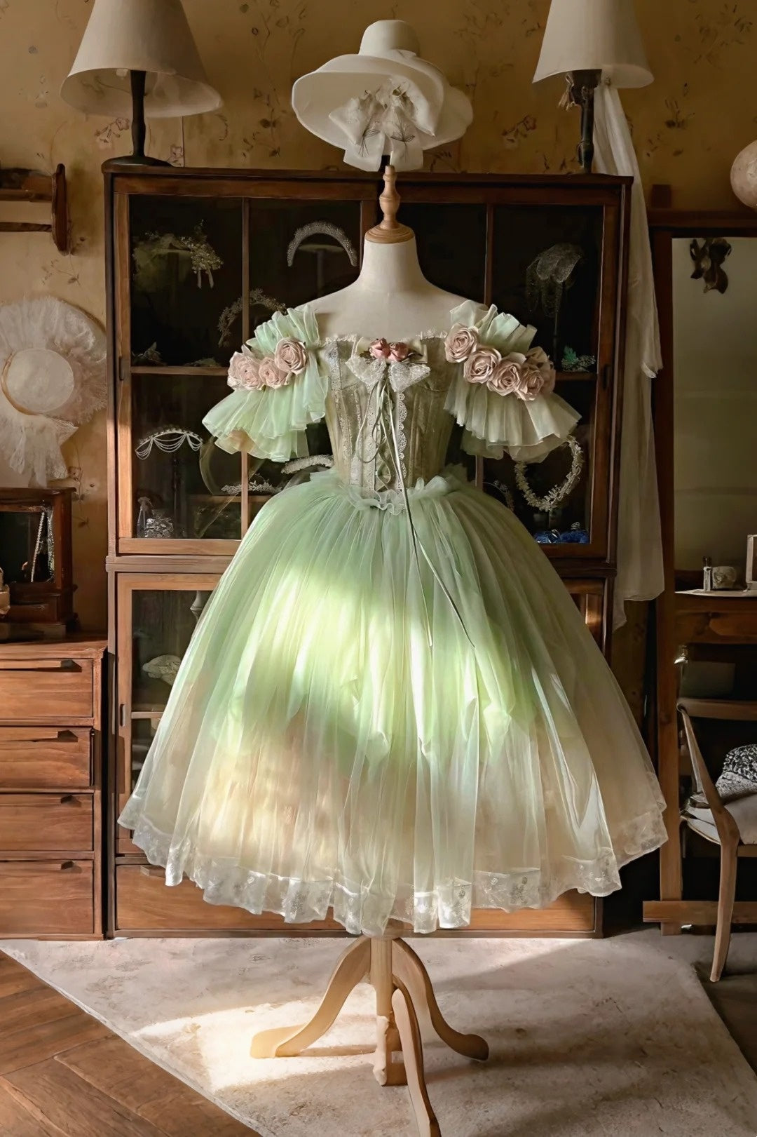 Pretty Homecoming Dress Off Shouder Tulle Plleated Prom Dress Birthday Party Outfits    D4469