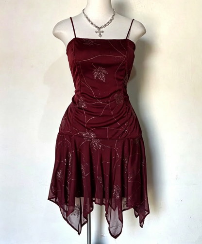 Navy Blue Straps A-Line Chiffon Short Party Dresses Homecoming Dresses Short Prom Dress, D1222