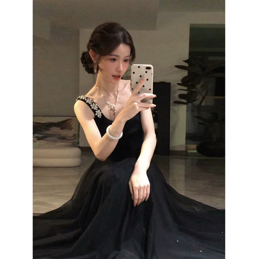 Fashion Black Dress  S720