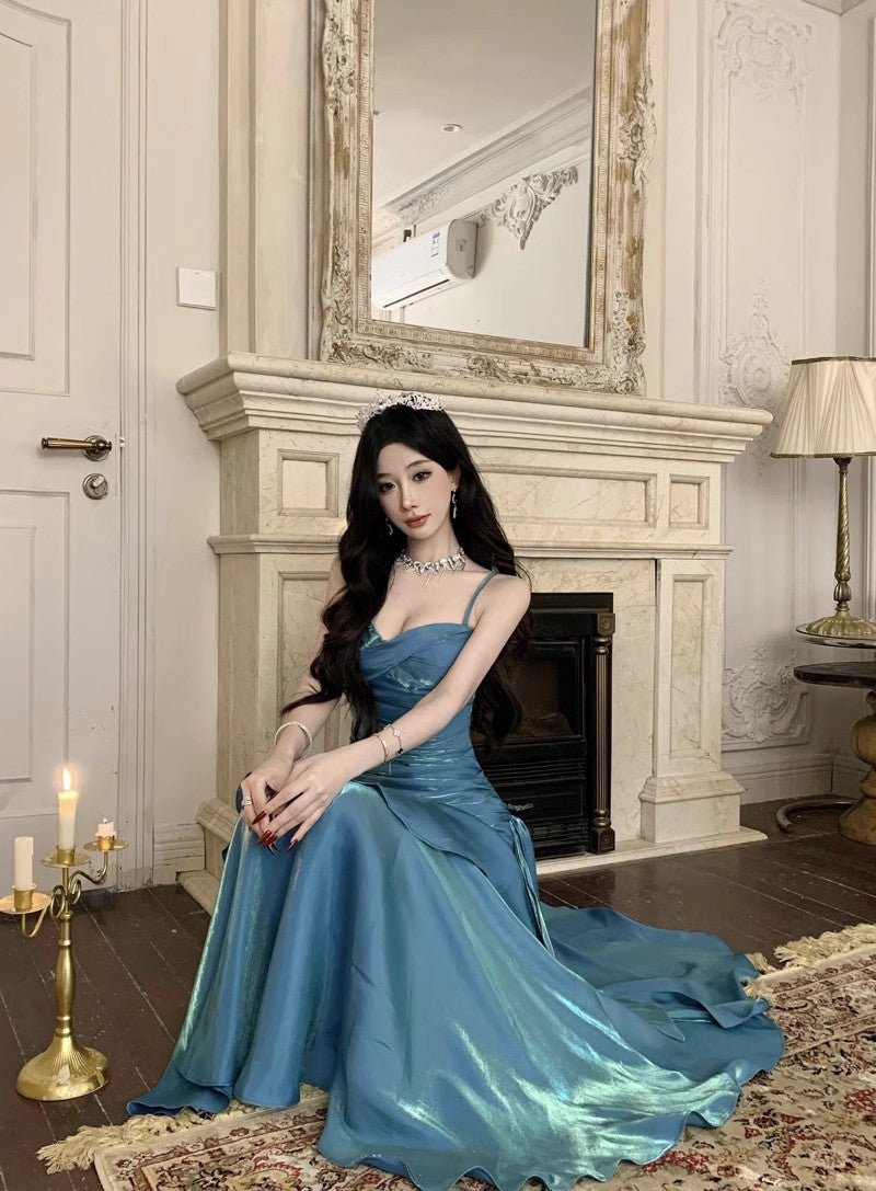 Fishtail Long Stunning Evening Gown Party Prom Dress       S7289
