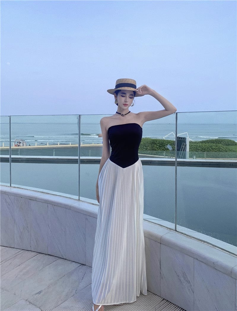 A Line Black Long Stunning Evening Gown Party Prom Dress S7310