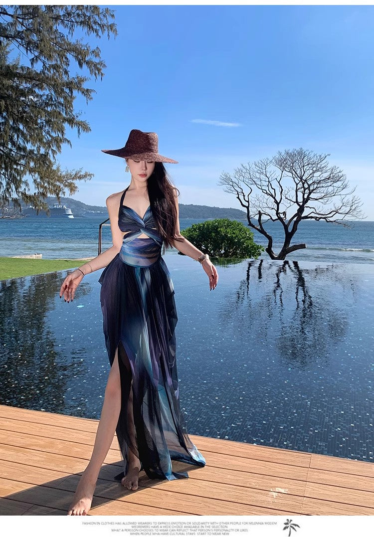 A Line Black Long Stunning Evening Gown Party Prom Dress       S7271