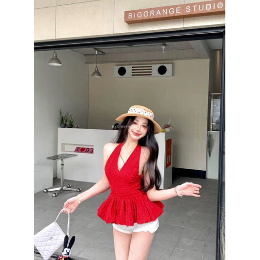 Fashion Red Women‘s Dress  S602
