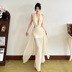 Fashion Yellow Women‘s Dress S641