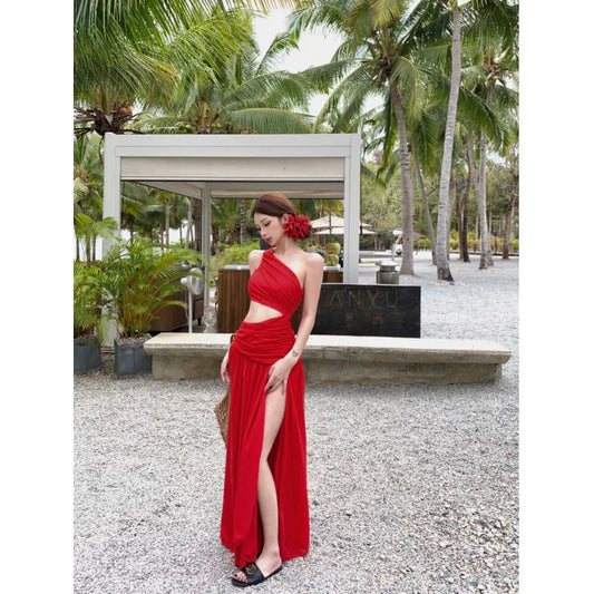 Fashion Red Women‘s Dress S332