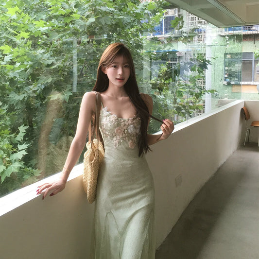 Fashion Green Dress S728