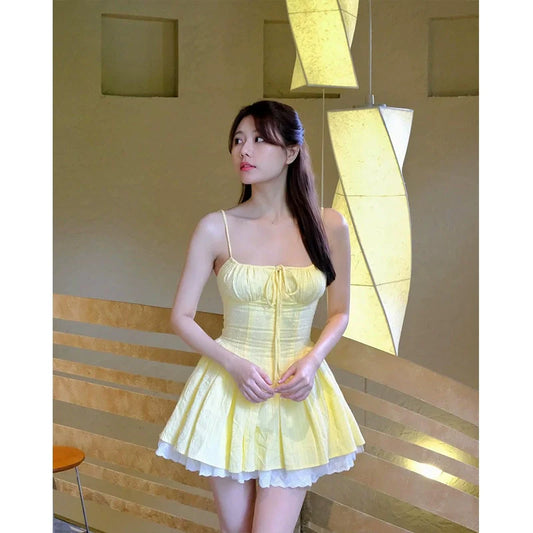 Fashion Yellow Dress S731