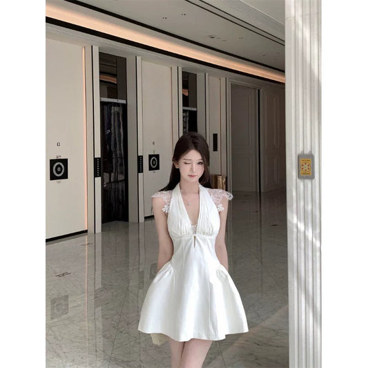 Fashion White Women‘s Dress S426