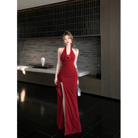 Fashion Red Women‘s Dress S334