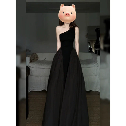 Fashion Black Dress S754