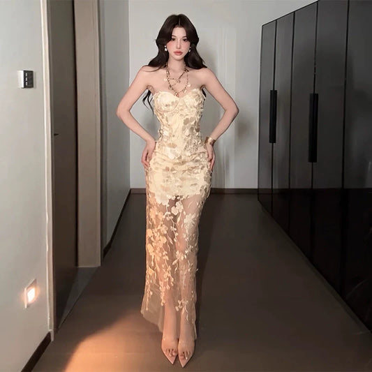 Gold Women's Dress S763