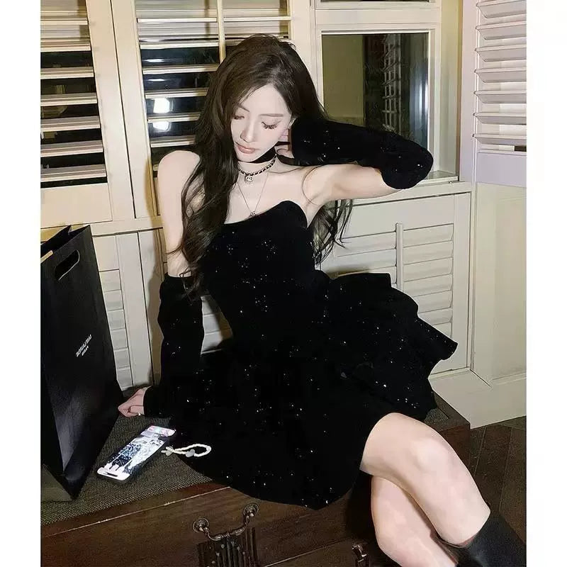 Black Women's Dress S185