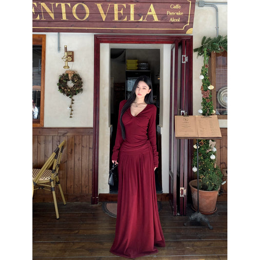 Fashion Red Women‘s Dress S336