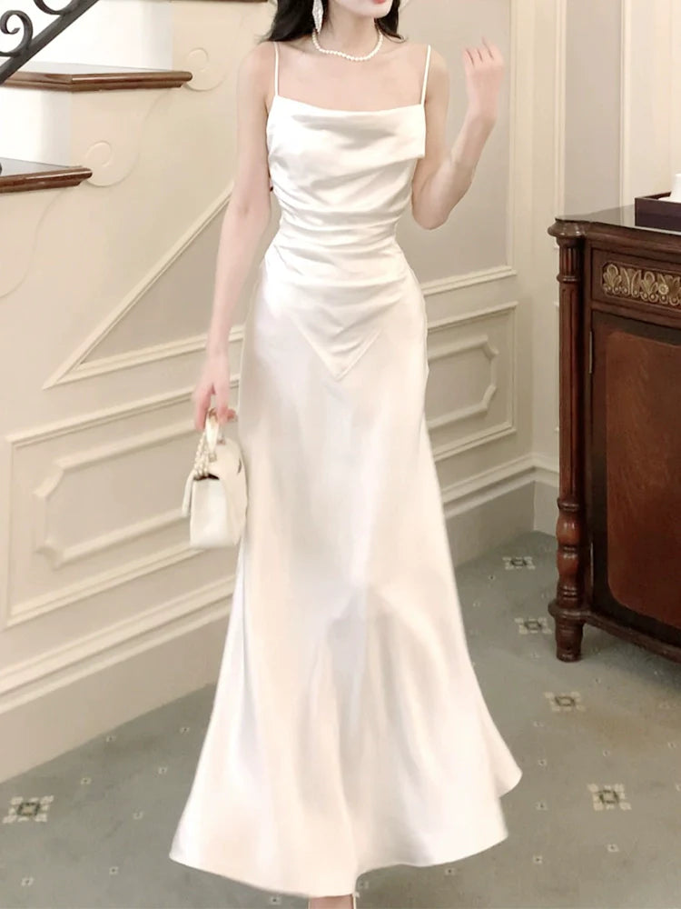 cardigan long sleeve jacket top satin long dress    S6011