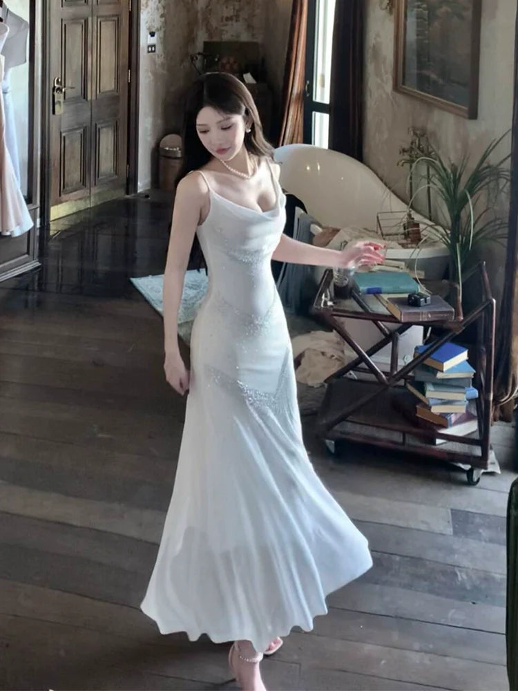 sleeveless women's long party dress evening gown      S6000