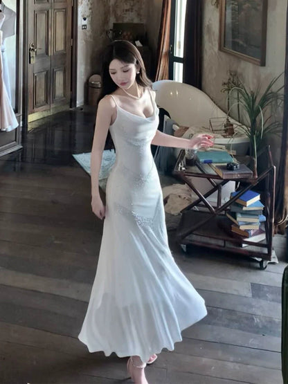 sleeveless women's long party dress evening gown      S6000