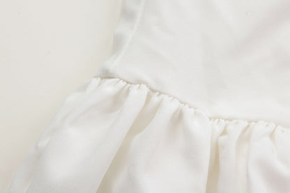 Three-dimensional ballet style halter neck tutu skirt 2025 summer temperament beauty short dress R3100
