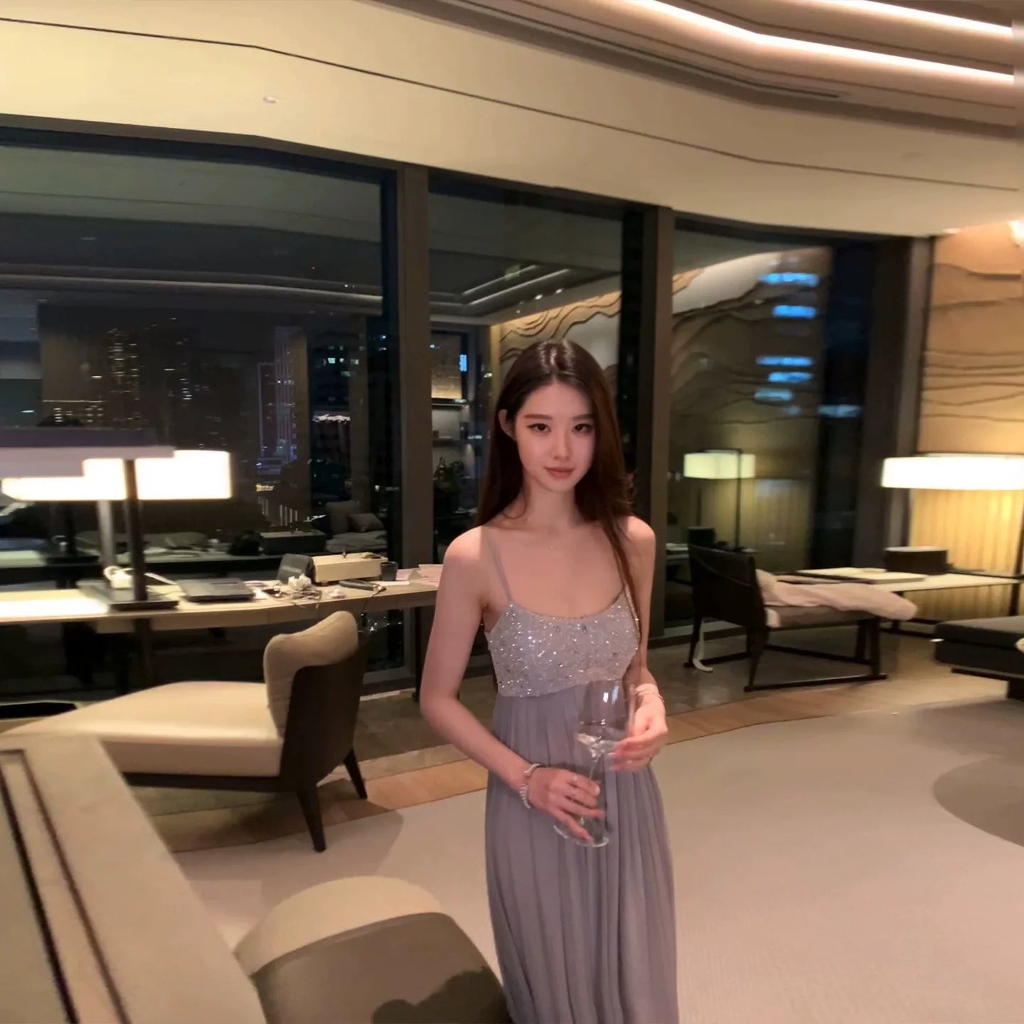 Fashion Gray Dress  S722