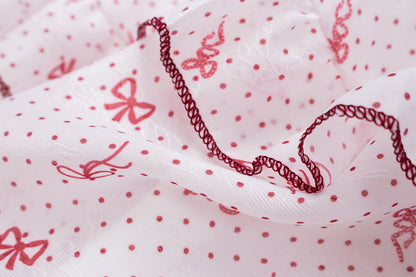 Strawberry jam floral suspender dress 2025 new style gentle style waist slimming short skirt R0134
