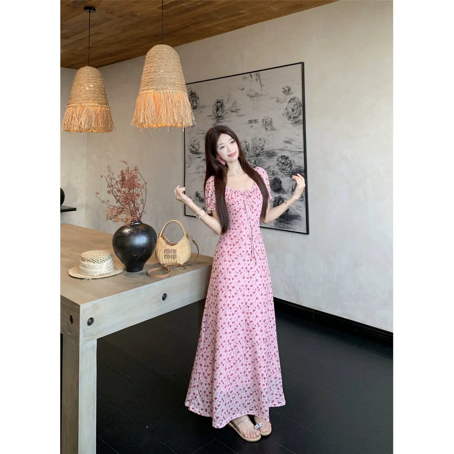 Fashion Pink Women‘s Dress S353