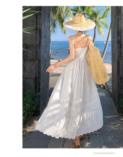 A Line White Long Stunning Evening Gown Party Prom Dress       S7287