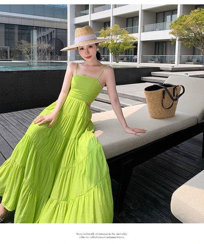 A Line Green Long Stunning Evening Gown Party Prom Dress       S7270