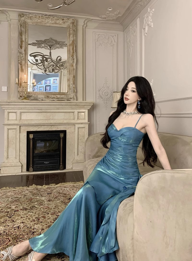 Fishtail Long Stunning Evening Gown Party Prom Dress       S7289