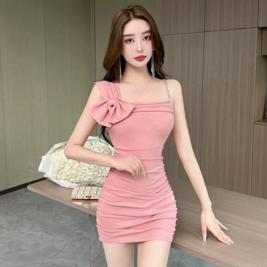 Fashion Pink Dress S1023
