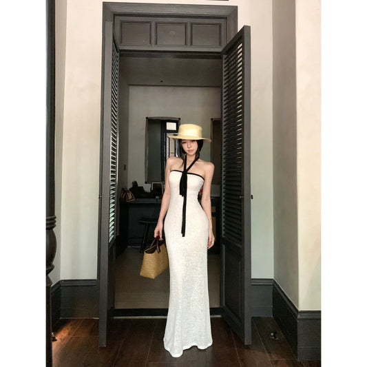 Fashion White Women‘s Dress S429