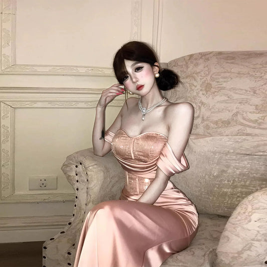 Fashion Blush Pink Dress S748