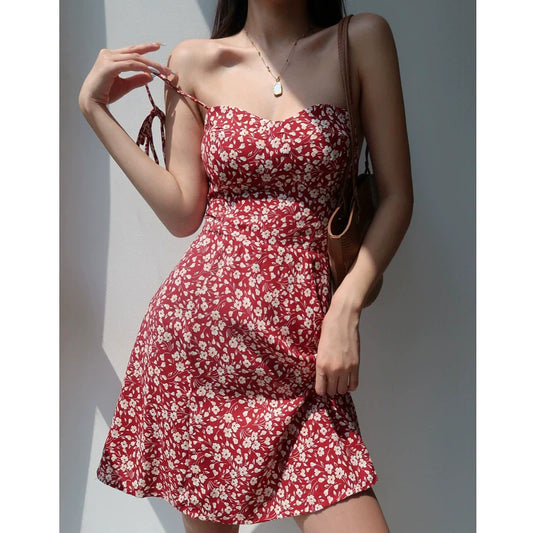 Fashion Red Women‘s Dress  S605