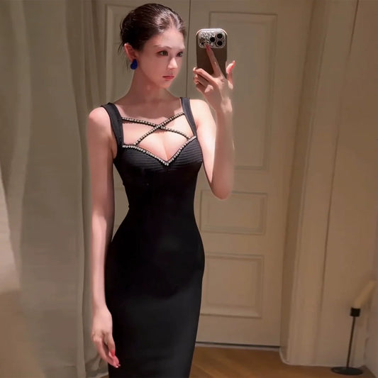 Fashion Black Dress S759