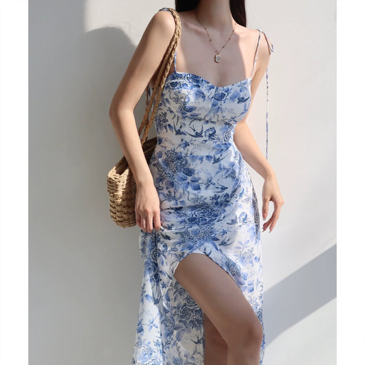 Fashion Blue Women‘s Dress  S622