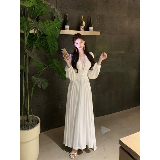 Fashion White Women‘s Dress S432