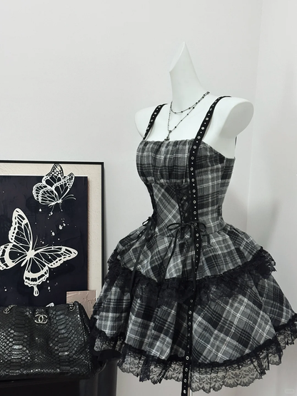 Vintage Spaghetti Straps Square Neck A Line Short Birthday Outfits Formal Homecoming Dress S626