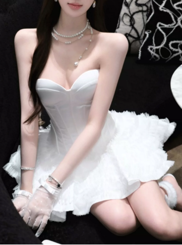 Pretty Homecoming Dress  Sweetheart Lace Short Prom Dress Back to School Outfits Party Dress  D6052