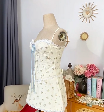 Simple Homecoming Dress Spaghetti Strap Lace Prom Dress Back to School Outfits Party Dress  D6208