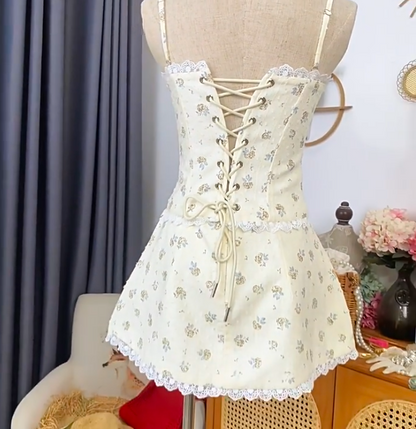 Simple Homecoming Dress Spaghetti Strap Lace Prom Dress Back to School Outfits Party Dress  D6208