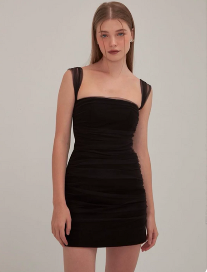 Simple Homecoming Dress Spaghetti Strap Hugging Prom Dress Back to School Outfits Party Dress  D6215